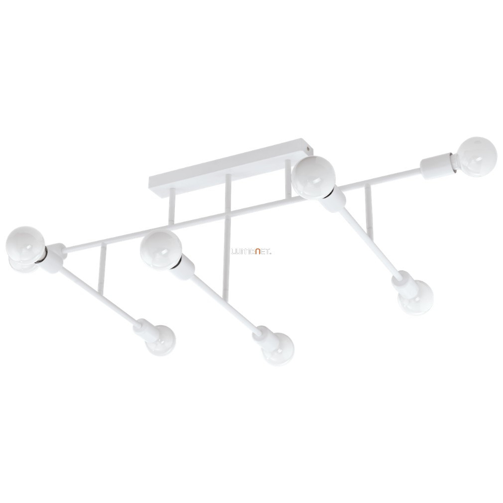 Lampa de tavan cu opt becuri, culoare albă - Belsiana Eglo 98033
