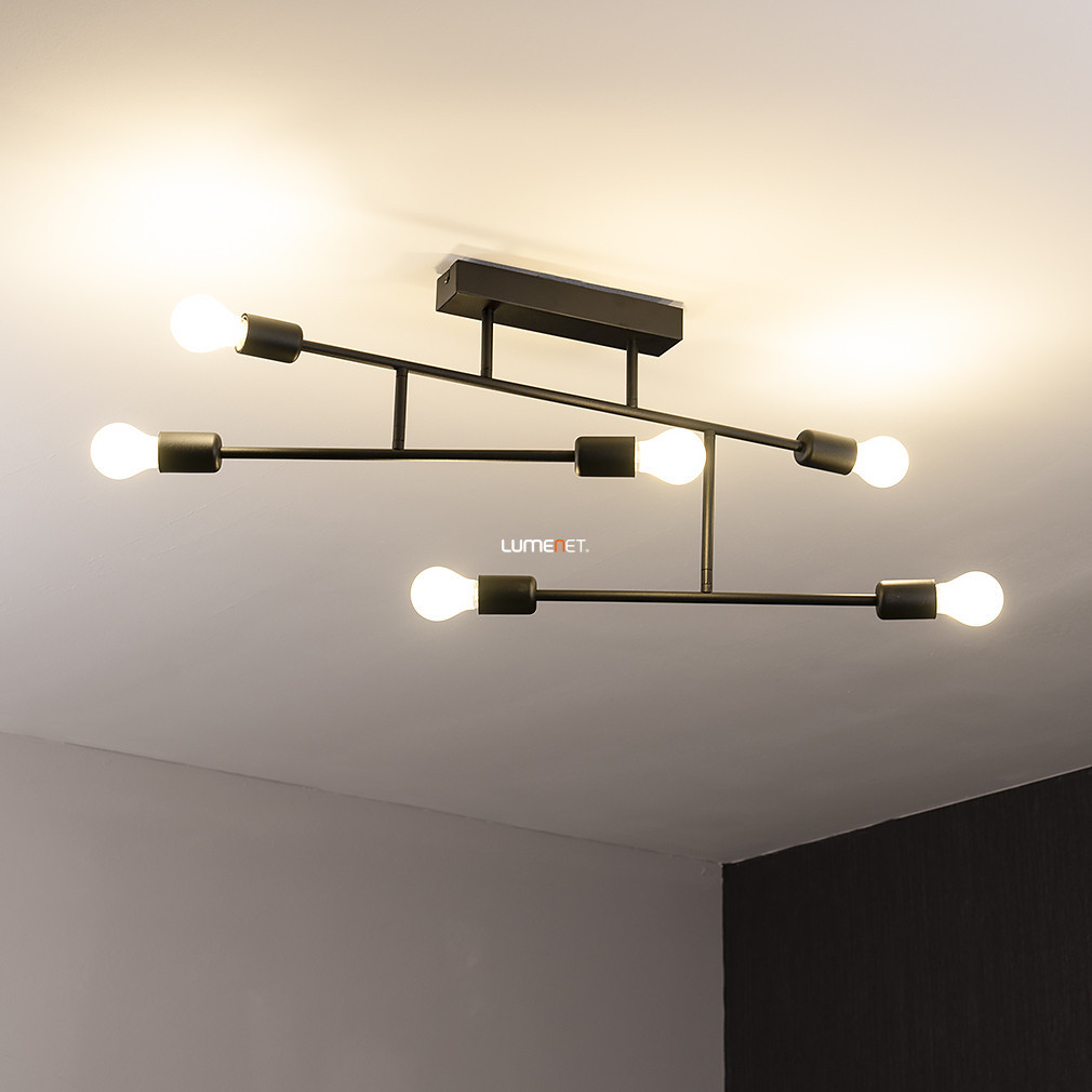 Lampa de tavan cu trei brațe și șase becuri - Belsiana Eglo 98034
