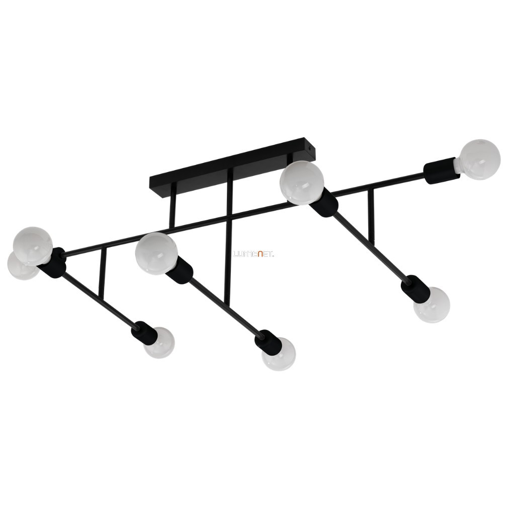 Lampa de tavan cu opt becuri, negru - Belsiana Eglo 98035