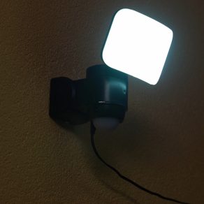   Spot LED alimentat cu energie solară, cu senzor de mișcare, 5,4 W, alb extra rece, alb și negru - Casabas Eglo 98195