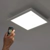 Lampă LED de tavan cu telecomandă 14 W, alb rece-cald, culoare albă - Salobrena Eglo 98201