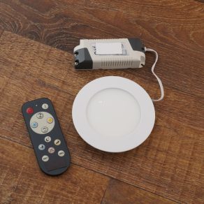   Lampă LED încastrată cu telecomandă 5 W, alb rece-cald, culoare albă - Fueva Eglo 98212