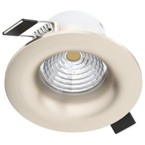   Spot LED încastrat, rotund, 6 W, alb cald, culoare nichel mat - Saliceto Eglo 98244