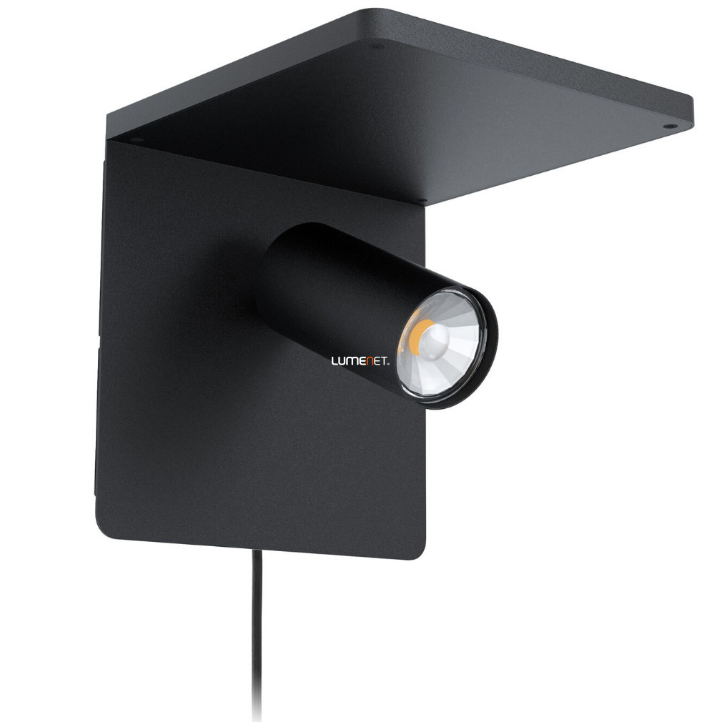 Lampa de perete cu încărcător wireless, negru - Ciglie Eglo 98263