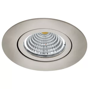   Spot LED încastrat, rotund, 6 W, alb cald, culoare nichel - Saliceto Eglo 98303