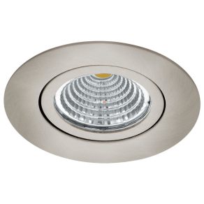   Spot LED încastrat, rotund, 6 W, alb rece, culoare nichel - Saliceto Eglo 98307