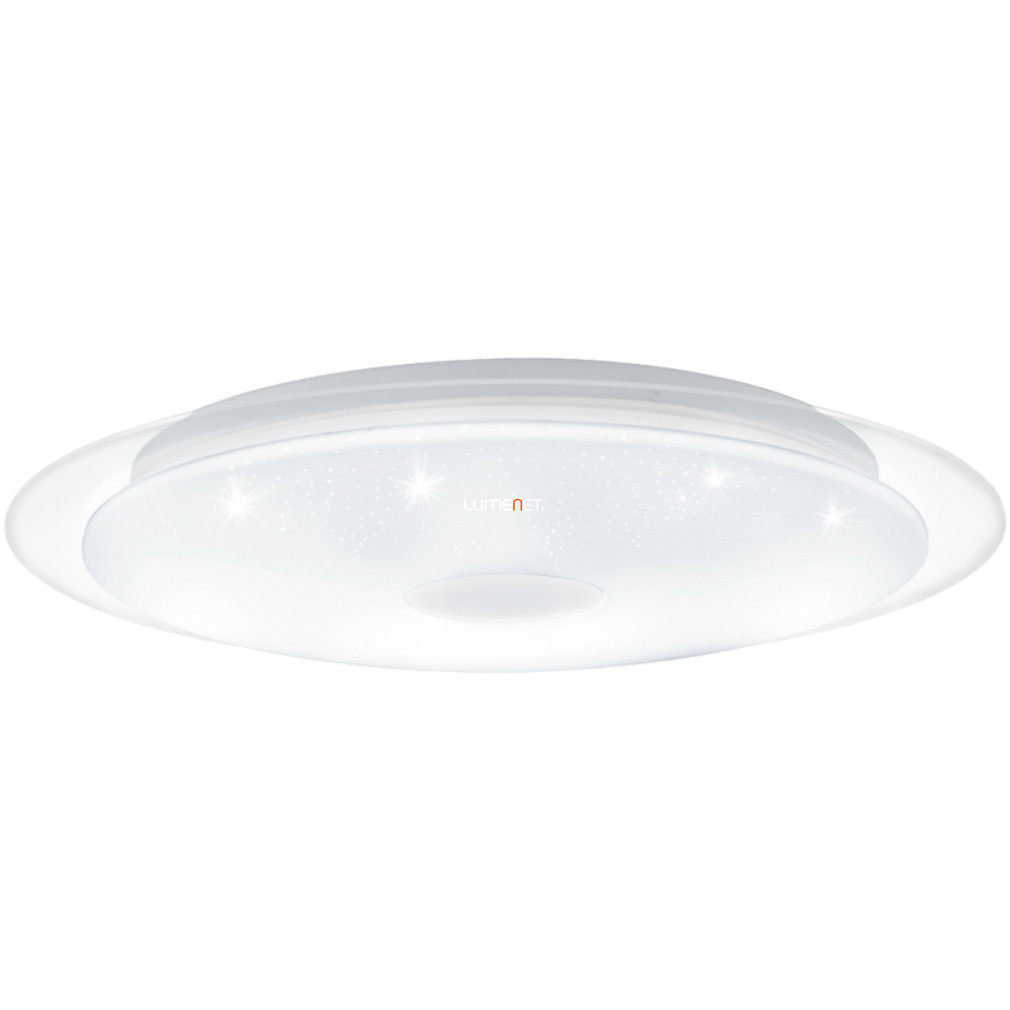 Lampă LED de tavan cu telecomandă, 36 W, alb rece-alb cald, alb-crom - Lanciano Eglo 98324