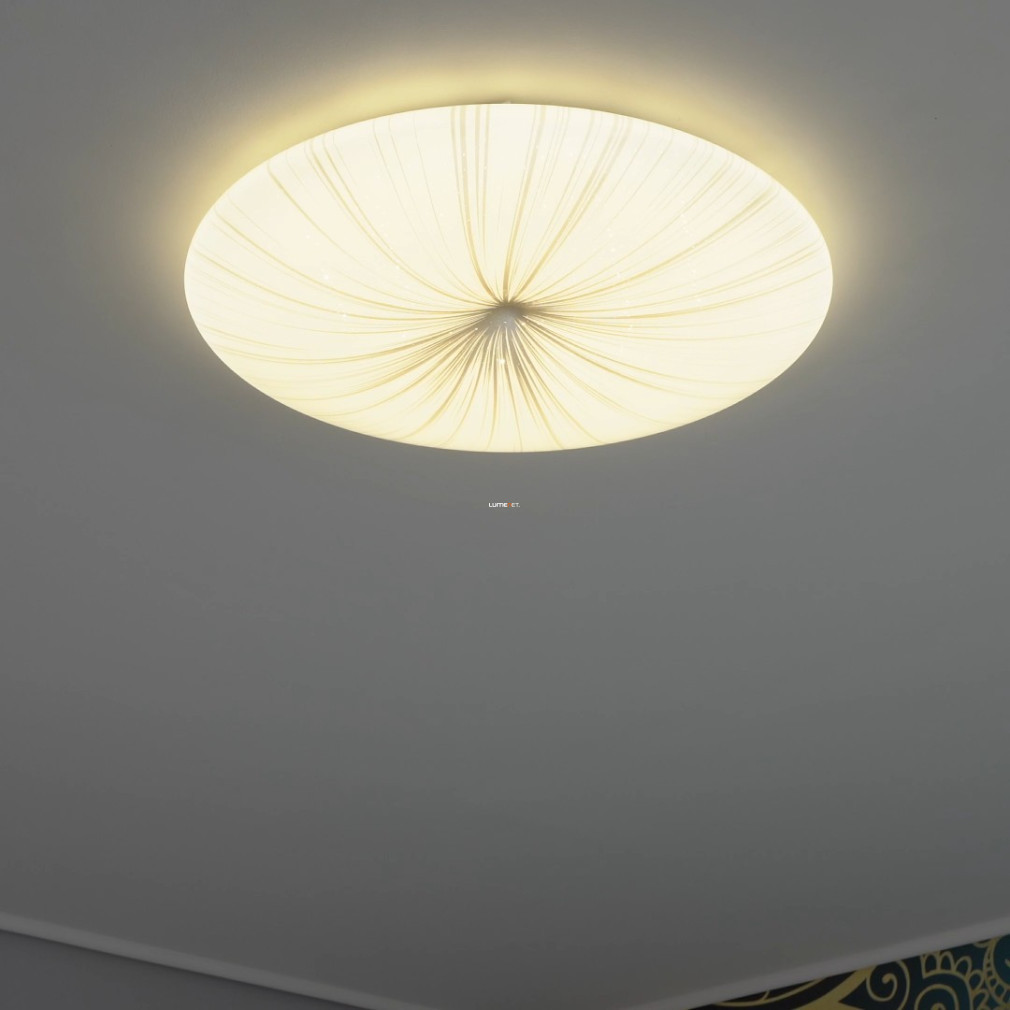Lampa LED de tavan 33 W, alb cald, alb-argintiu - Nieves Eglo 98326