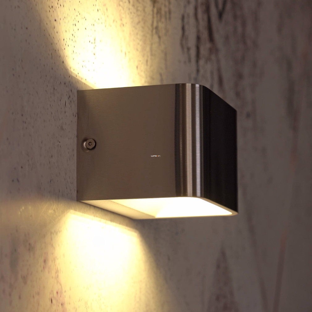 Lampa LED de perete 6 W, alb cald, culoare nichefăuriu - Sania Eglo 98424