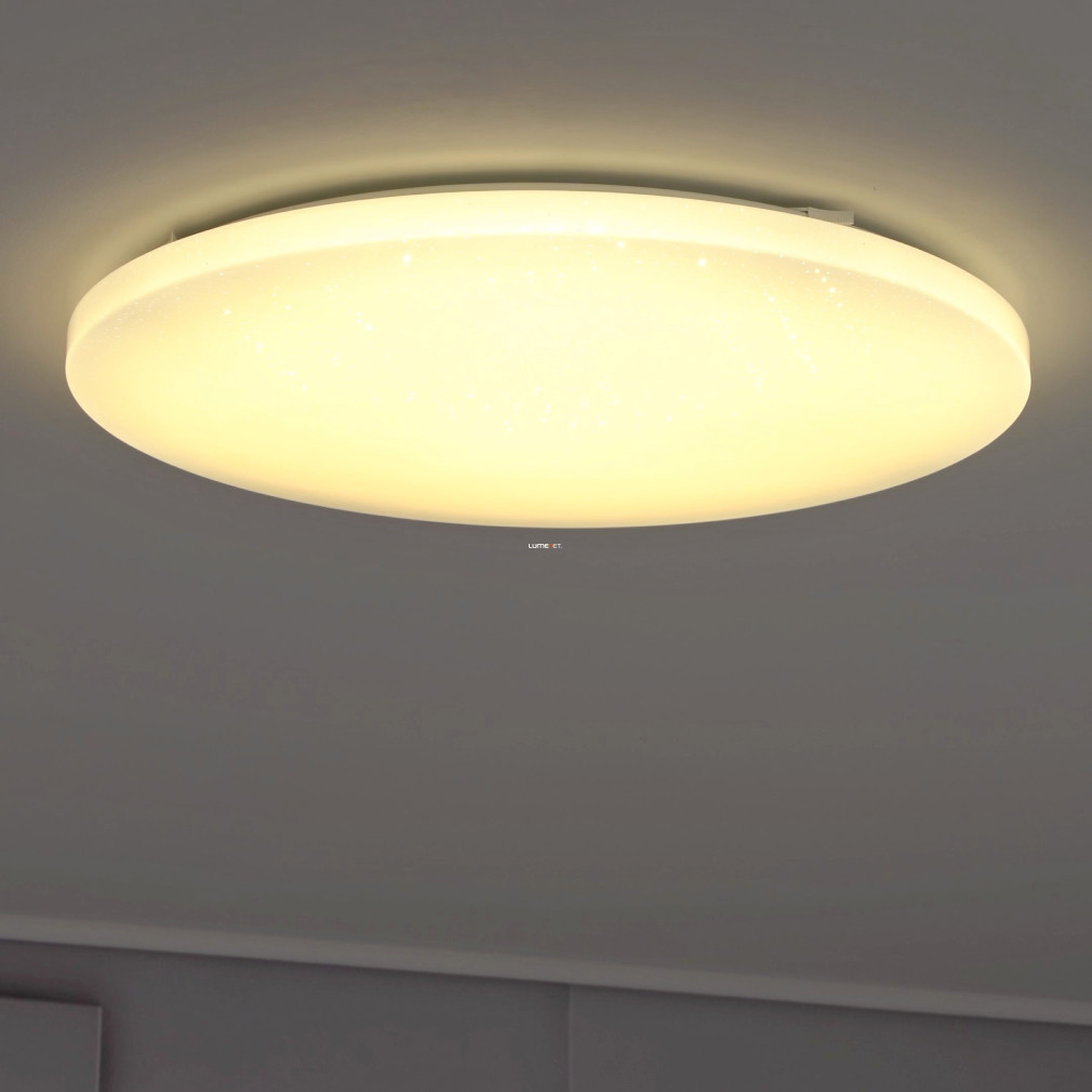 Lampa LED de tavan cu efect de sclipici, 49,5 W, alb cald, alb - Frania Eglo 98448