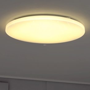   Lampă LED pentru tavan cu efect glitter, 49,5 W, alb cald, culoare albă - Frania Eglo 98448