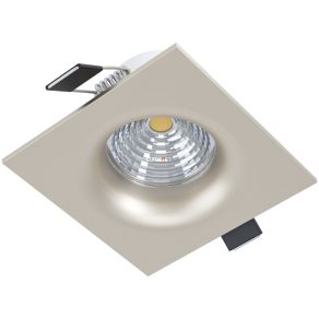   Spot LED încastrat, pătrat 6 W, alb rece, nichel - Saliceto Eglo 98474