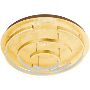   Lampă LED de tavan 24 W, alb cald, culoare alb-auriu - Pozondon Eglo 98488