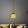 Lampă suspendată, 19 cm, efect auriu antic - Albaraccin Eglo 98524