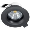 Spot LED încastrat 6 W, alb cald, negru - Saliceto Eglo 98607