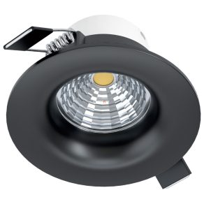   Spot LED încastrat 6 W, alb cald, negru - Saliceto Eglo 98607