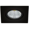 Spot LED încastrat cu intensitate reglabilă, pătrat 6 W, alb cald, negru - Saliceto Eglo 98611