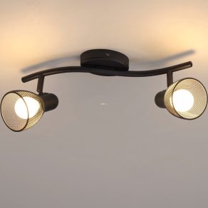 Lampă spot cu două socluri, negru - Carovigno Eglo 98622