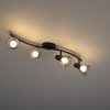 Lampă spot cu patru socluri, negru - Carovigno Eglo 98623