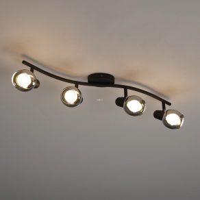   Lampă spot cu patru socluri, culoare negru-fum - Pollica Eglo 98626
