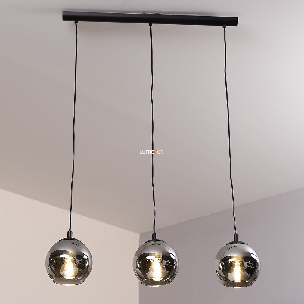 Lampa suspendată cu glob de sticlă și trei becuri - Ariscani Eglo 98652