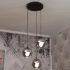 Lampă suspendată cu trei becuri, negru-fum - Ariscani Eglo 98653
