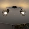 Lampă spot cu două socluri, negru - Tabillano Eglo 98763