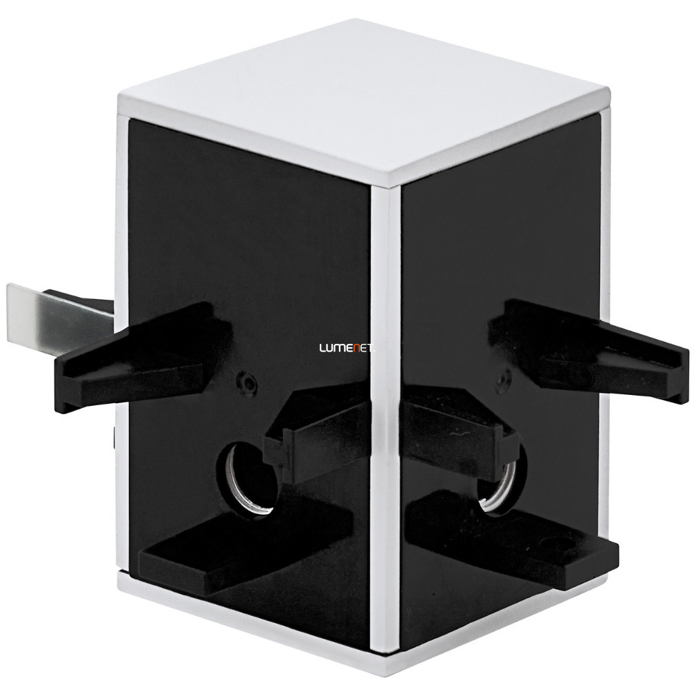 Cub de conectare pentru sistem de lămpi cu șine, alb-negru - Tp Cube Eglo 98802
