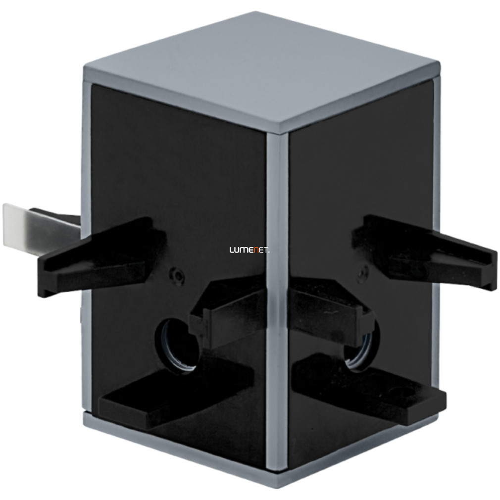 Cub de conectare pentru sistem de lămpi cu șine, gri-negru - Tp Cube Eglo 98803