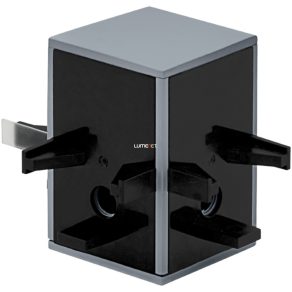   Cub de conectare pentru sistem de iluminat feroviar, gri-negru - Tp Cube Eglo 98803