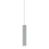 Lampă LED suspendată 9 W, alb cald, culoare aluminiu - Pendul Eglo 98813