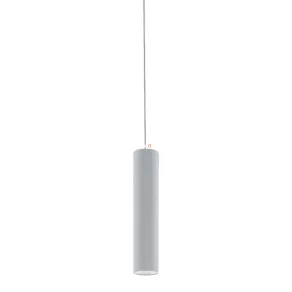   Lampă LED suspendată 9 W, alb cald, culoare aluminiu - Pendul Eglo 98813