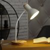 Lampă de birou, lemn alb, 49 cm - Veradal Eglo 98832, cu soclu 1xE27