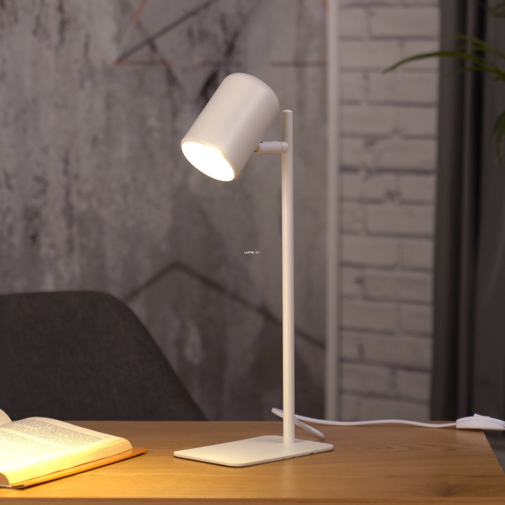 Lampa de birou în culoare albă, 38 cm - Ceppino Eglo 98856, cu 1xGU10 soclu