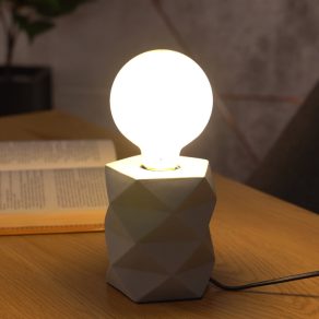   Lampă de masă din ciment, 12 cm - Swarby Eglo 98859, cu soclu 1xE27