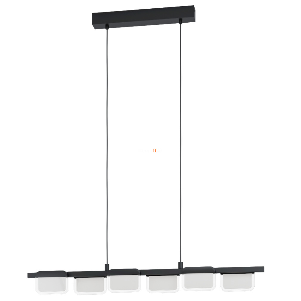 Lampă LED suspendată 6x4,5 W, alb cald, negru (Ervidel)