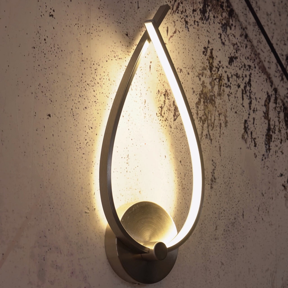 Lampa LED de perete 10 W, alb cald, alb-argintiu - Palozza Eglo 98889