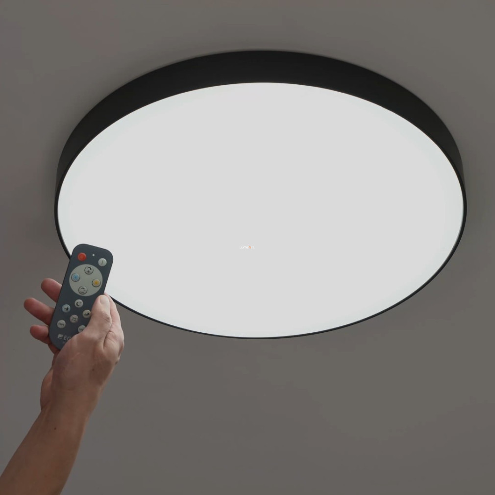 Lampa LED de tavan cu telecomandă 24 W, alb rece-alb cald, negru-alb - Zubieta Eglo 98895