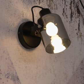 Lampă spot, negru și gri - Berregas Eglo 99052