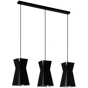   Lampă suspendată cu trei socluri, alb-negru - Valecrosia Eglo 99083