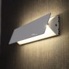 Lampă LED înclinabilă, montată pe perete, de culoare albă - Zubialde Eglo 99086