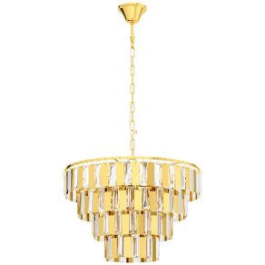   Candelabru glamouros din cristal, culoare auriu - Erseka Eglo 99097