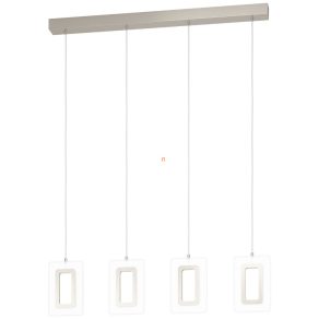   Lampă LED suspendată 21,6 W, alb cald, nichel opal - Enaluri Eglo 99107