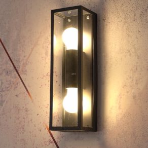 Aplică cu două prize, negru - Amezola Eglo 99124