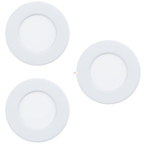   Spot LED încastrat 8,1 W, alb cald, culoare albă, trei bucăți - Fueva Eglo 99135