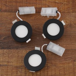   Spot LED încastrat 8,1 W, alb cald, alb și negru - Fueva Eglo 99146