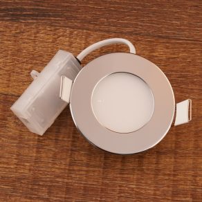   Spot LED încastrat 2,7 W, alb rece, culoare crom-alb - Fueva Eglo 99208