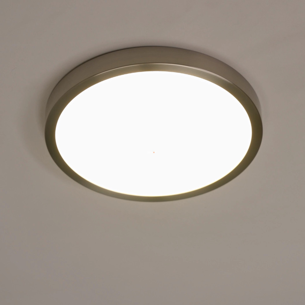 Lampă LED de tavan 20 W, alb cald, culoare nichel-alb - Fueva Eglo 99221