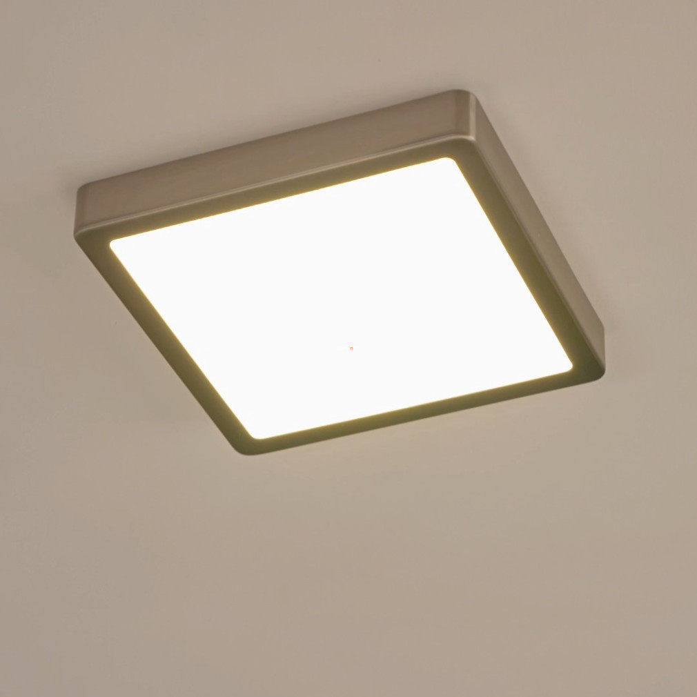 Lampa LED de tavan, unghiulară, 16,5 W, alb cald, culoare nichel-alb - Fueva Eglo 99241