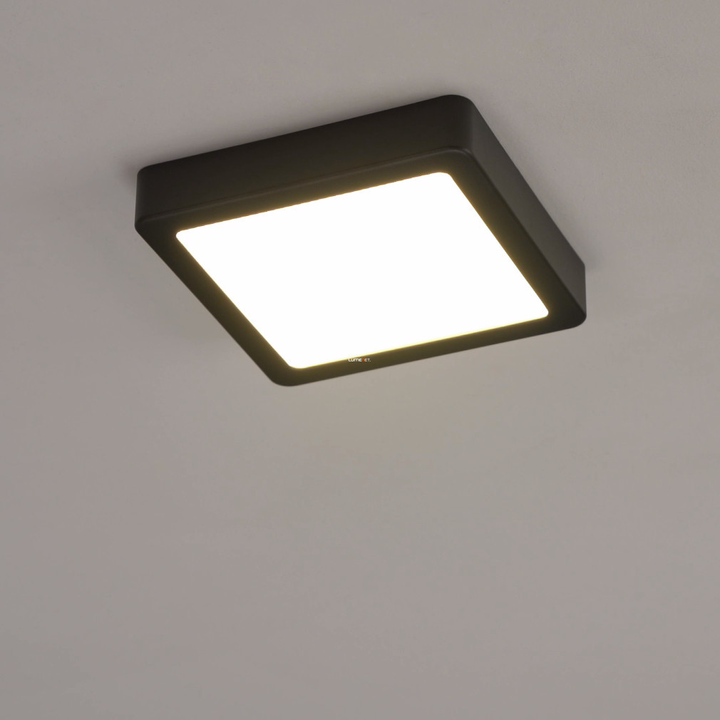 Lampa LED de tavan 10,5 W, alb cald, negru-alb - Fueva Eglo 99243